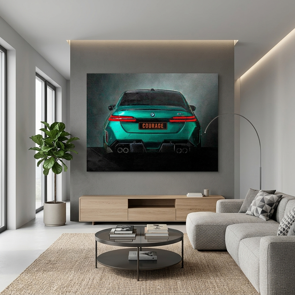 Leinwandbild „Roter Ferrari“