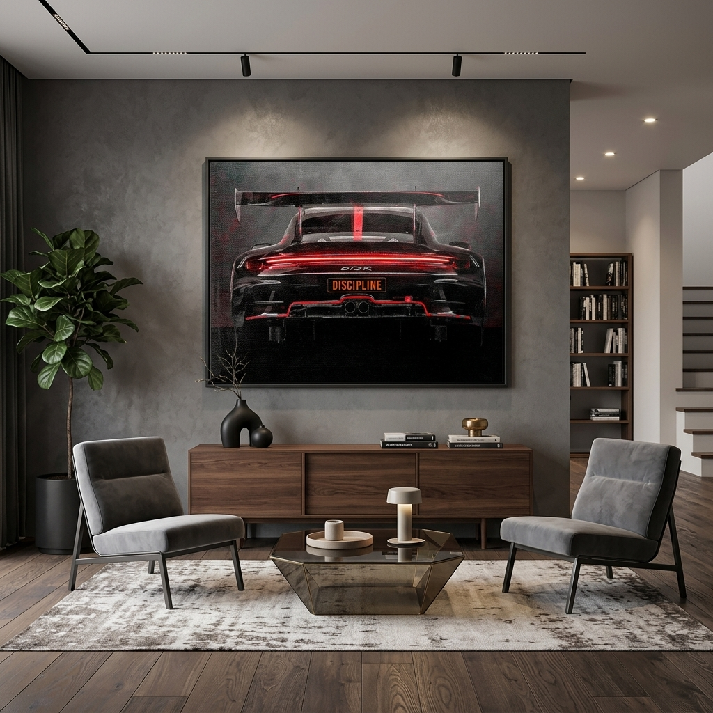 Leinwandbild „Roter Ferrari“