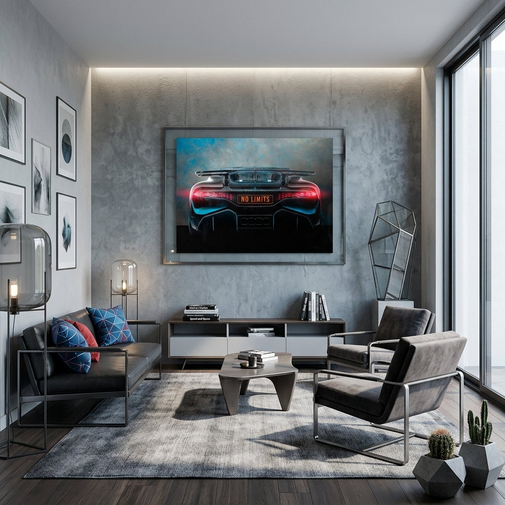 Leinwandbild „Roter Ferrari“