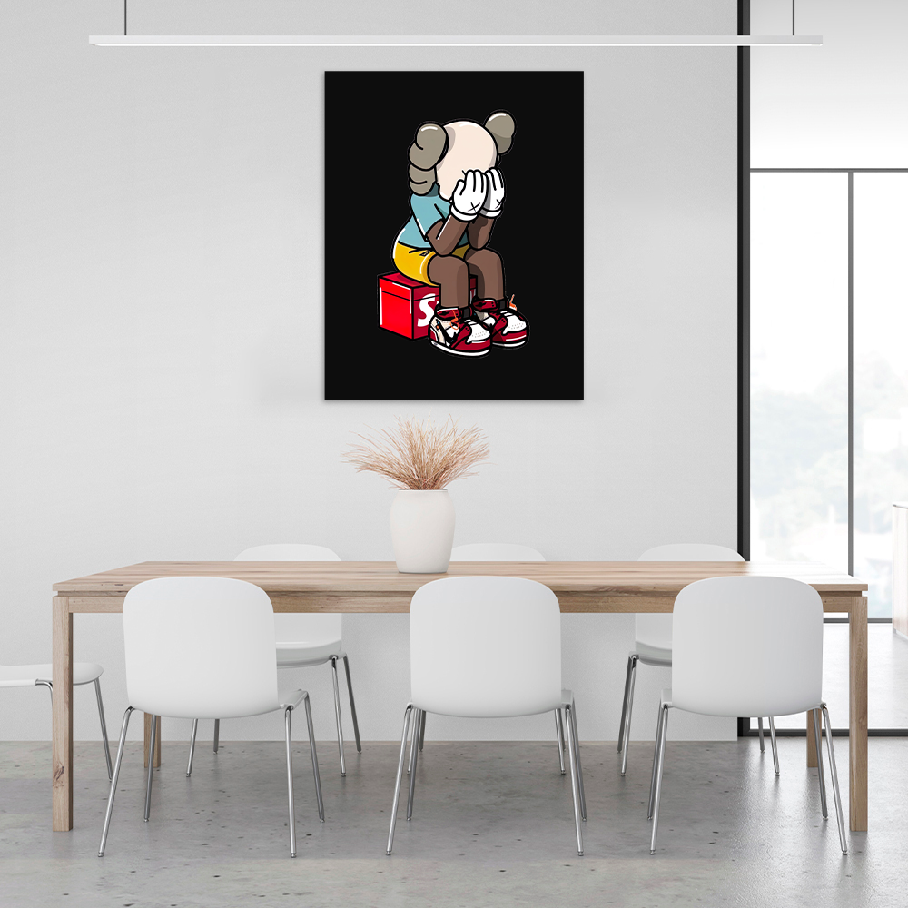 Contemplative KAWS CANVAS