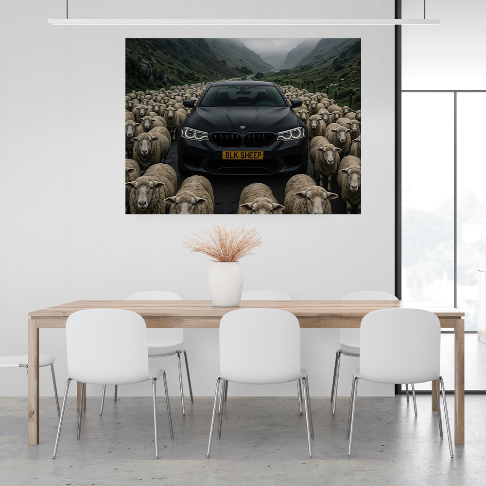 Leinwandbild „Roter Ferrari“