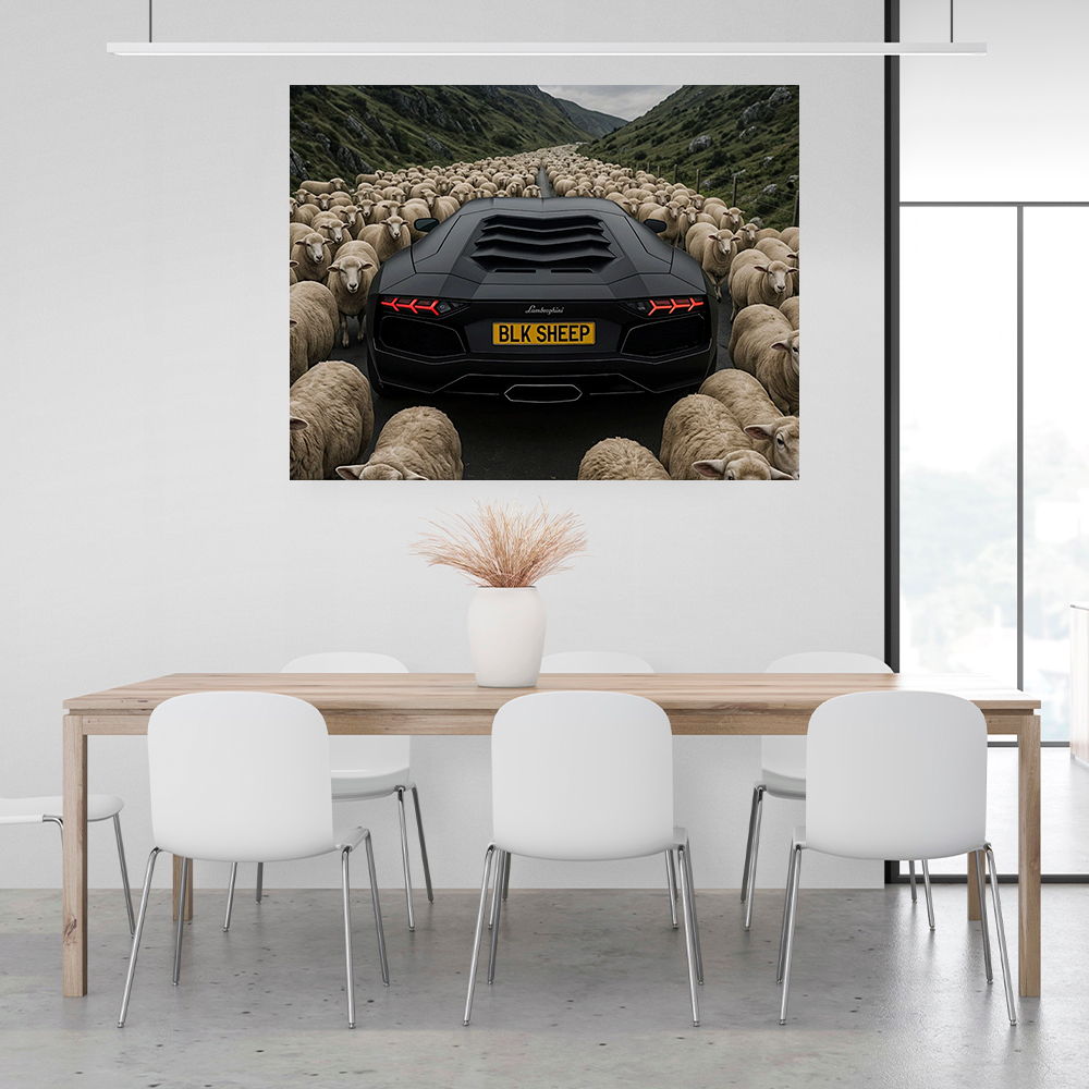 Leinwandbild „Roter Ferrari“