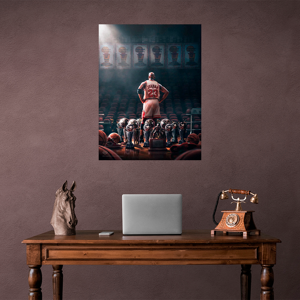 Kunstdruck auf Leinwand, Motiv: Weiße Boxhandschuhe auf weißem Hintergrund