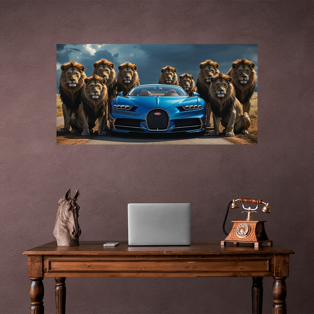 Bugatti Brotherhood Canvas Wall Art