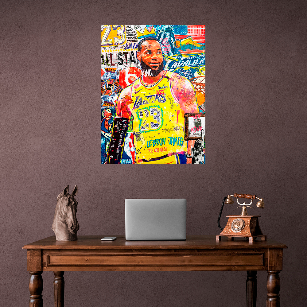 Kunstdruck auf Leinwand, Motiv: Weiße Boxhandschuhe auf weißem Hintergrund