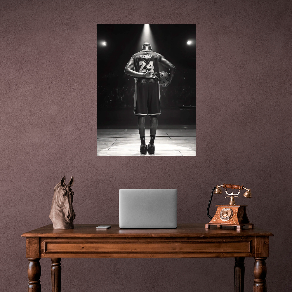 Moment of Greatness: Kobe Bryant #24 Canvas Wall Art Print