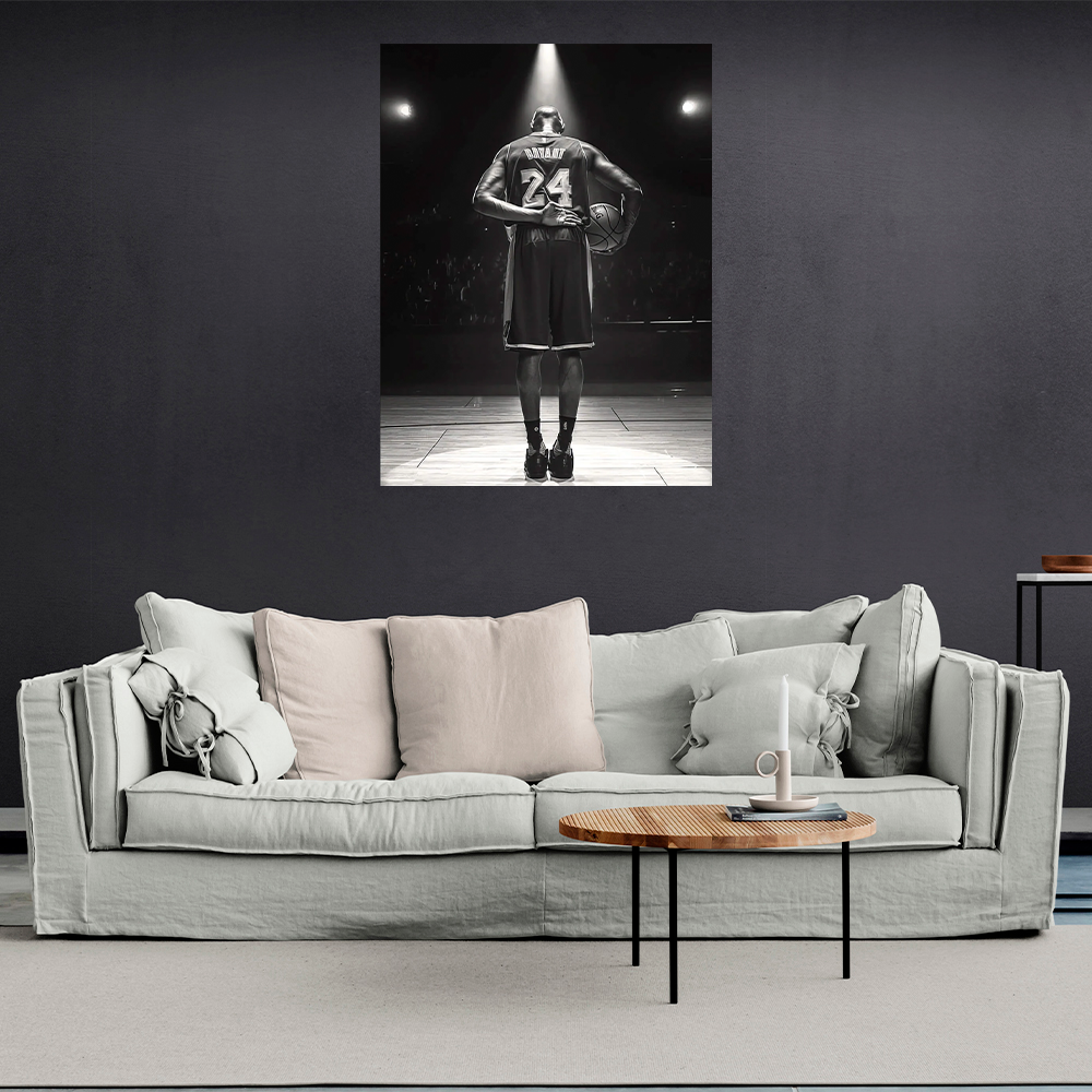 Moment of Greatness: Kobe Bryant #24 Canvas Wall Art Print