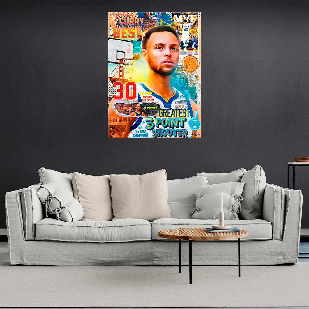 Kunstdruck auf Leinwand, Motiv: Weiße Boxhandschuhe auf weißem Hintergrund