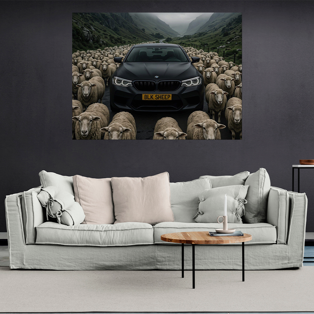 Leinwandbild „Roter Ferrari“