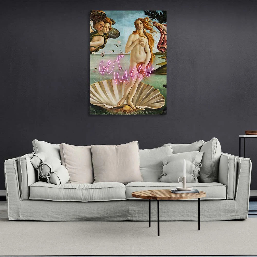 Canvas Wall Art Print Venus Get waken
