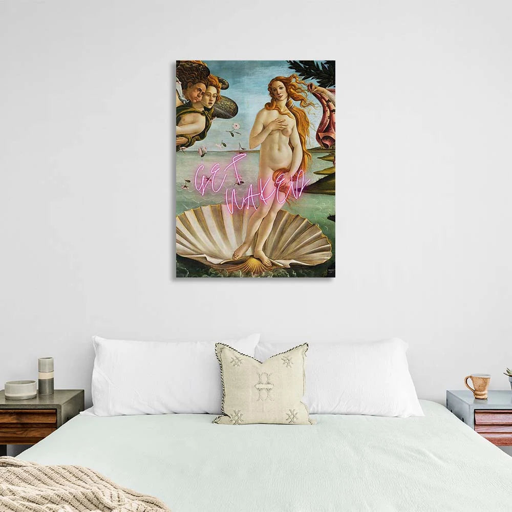 Canvas Wall Art Print Venus Get waken