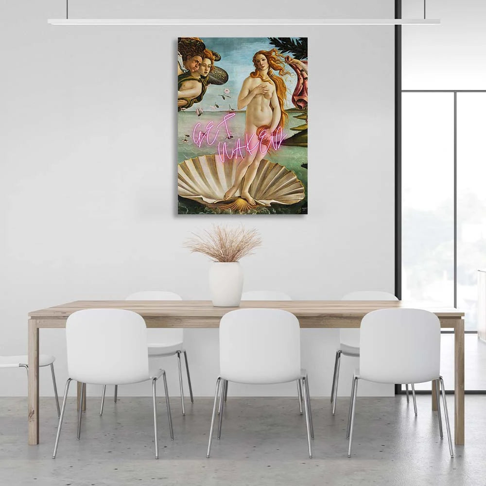 Canvas Wall Art Print Venus Get waken