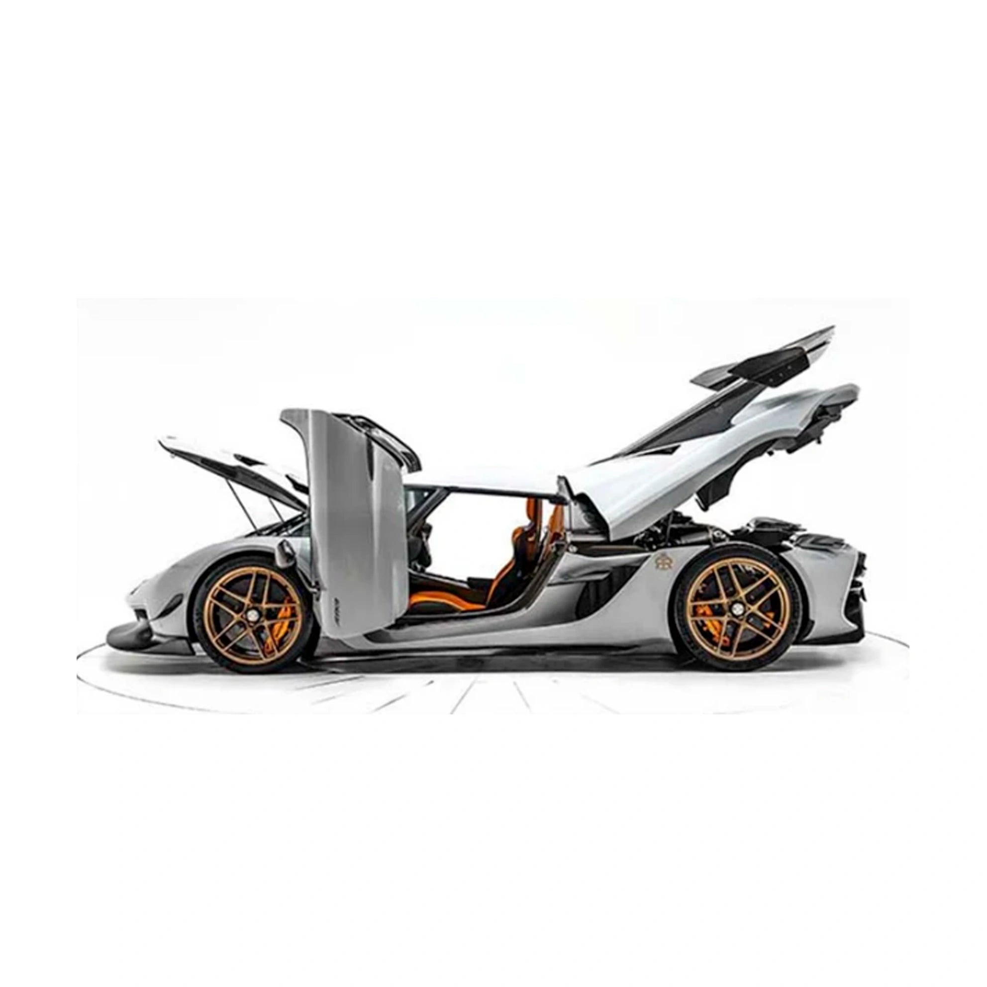 Kunstdruck auf Leinwand, Auto, Koenigsegg Jesko Attack