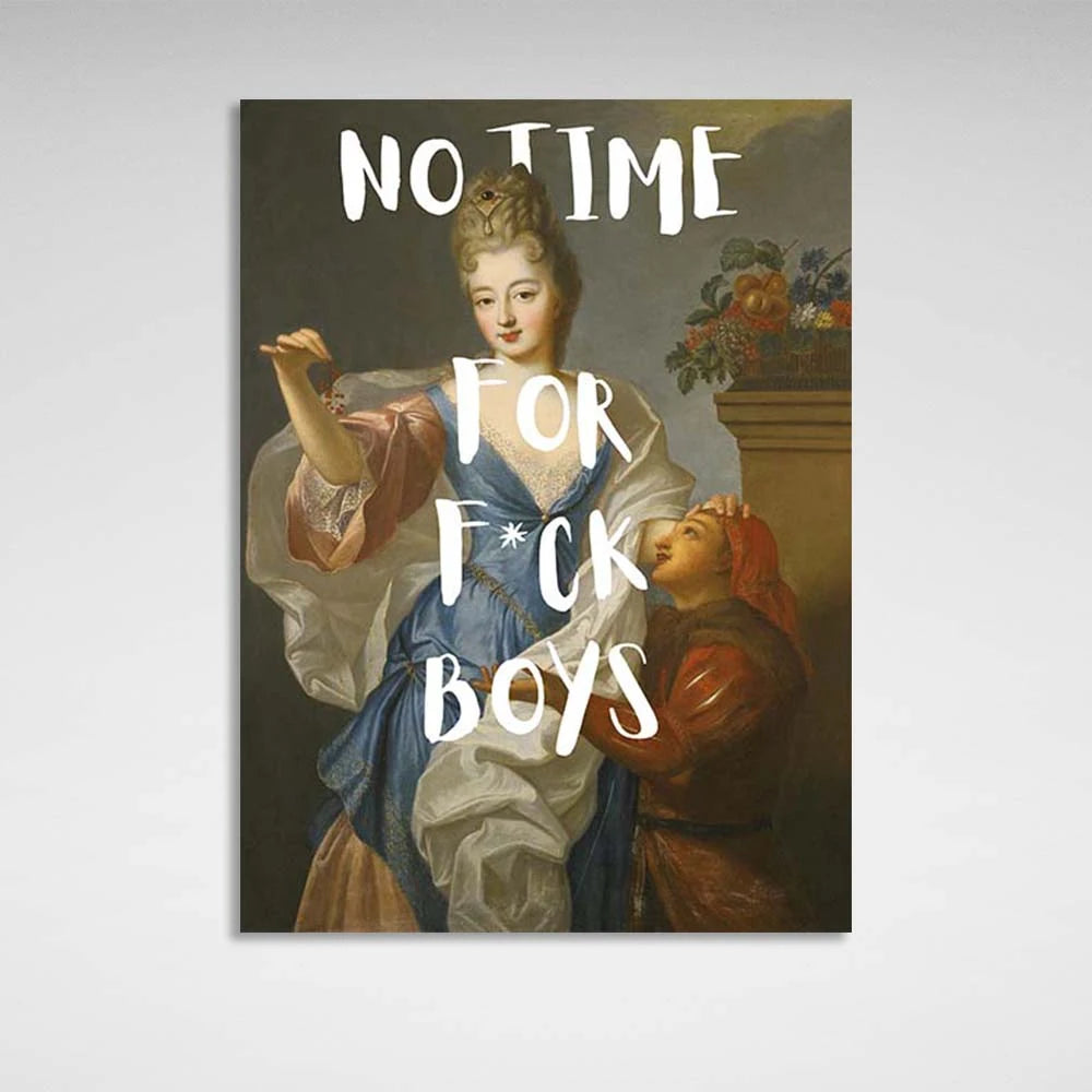 Leinwandbild „Madame de Pompadour. Keine Zeit für Jungs“