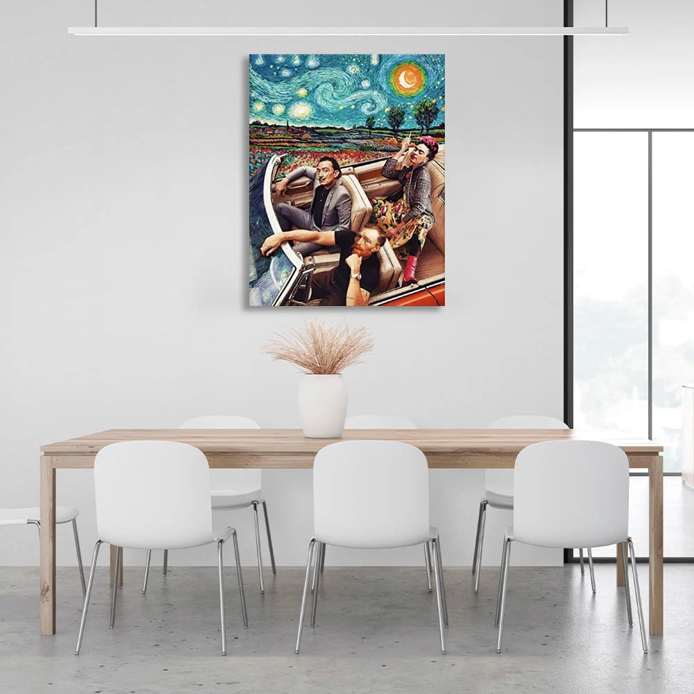 Contemporary art by famous artists Canvas Wall Art Print