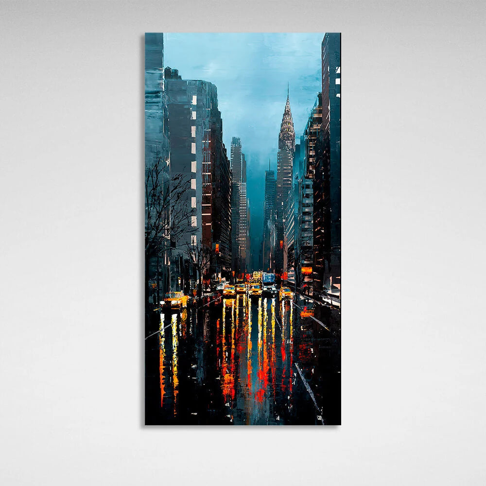 Leinwandbild „Abend New York 3“