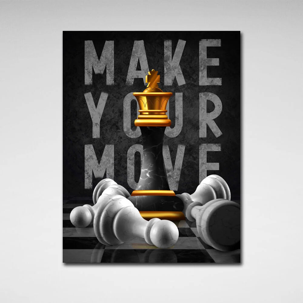 Zur Motivation Machen Sie Ihren Zug Motivierender Leinwand-Kunstdruck