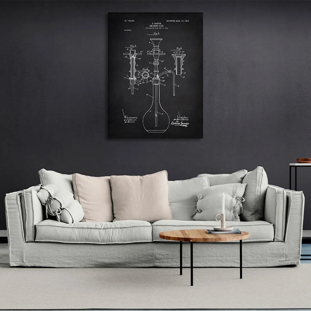 Leinwandbild „Shisha-Diagramm“