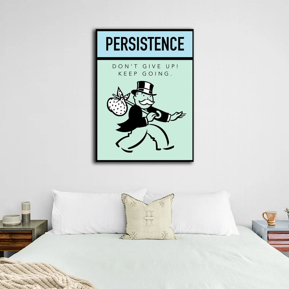 Monopoly Persistence Canvas Wall Art Print