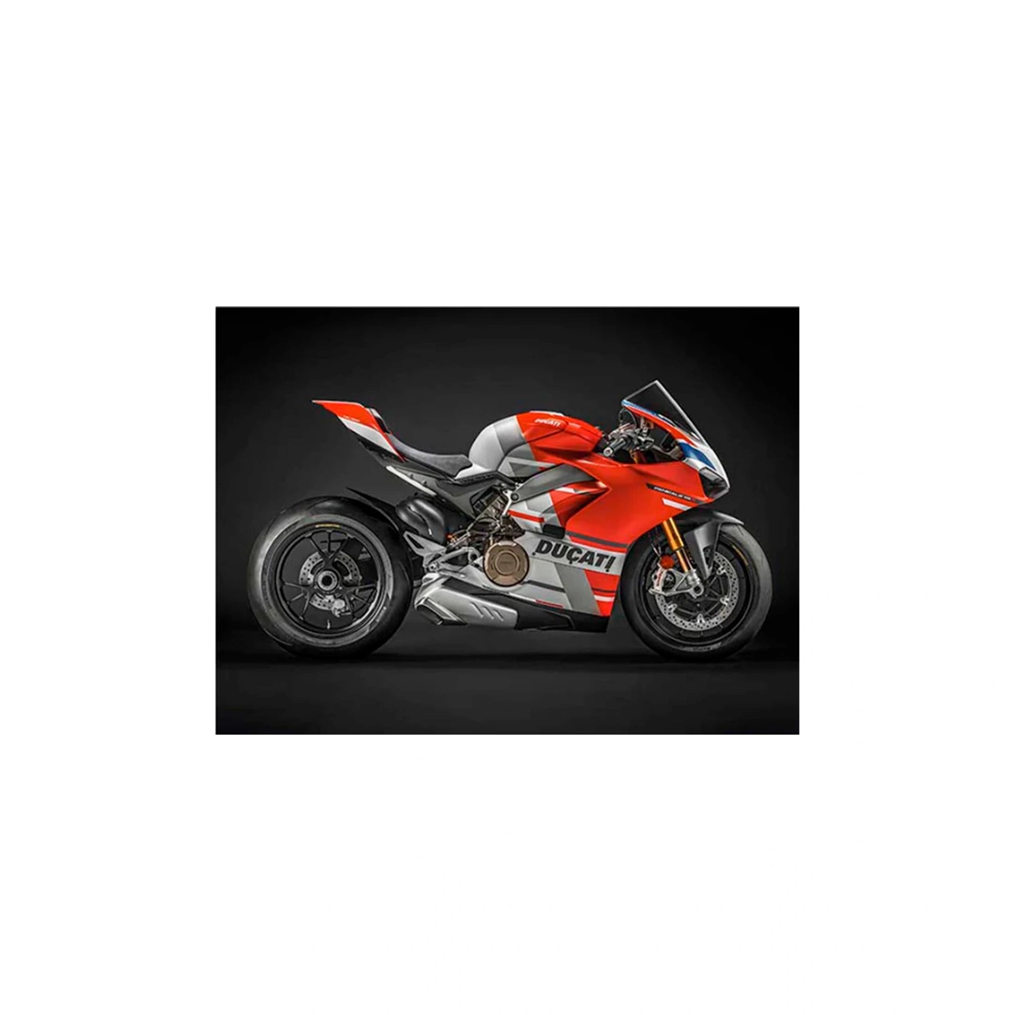 Leinwandbild, Motiv: Motorrad Ducati Panigale V4