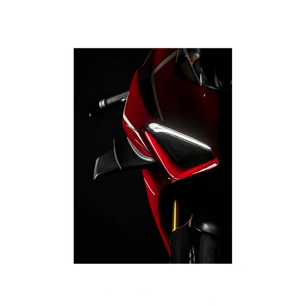 Leinwandbild, Motiv: Motorrad Ducati Panigale V4, rot