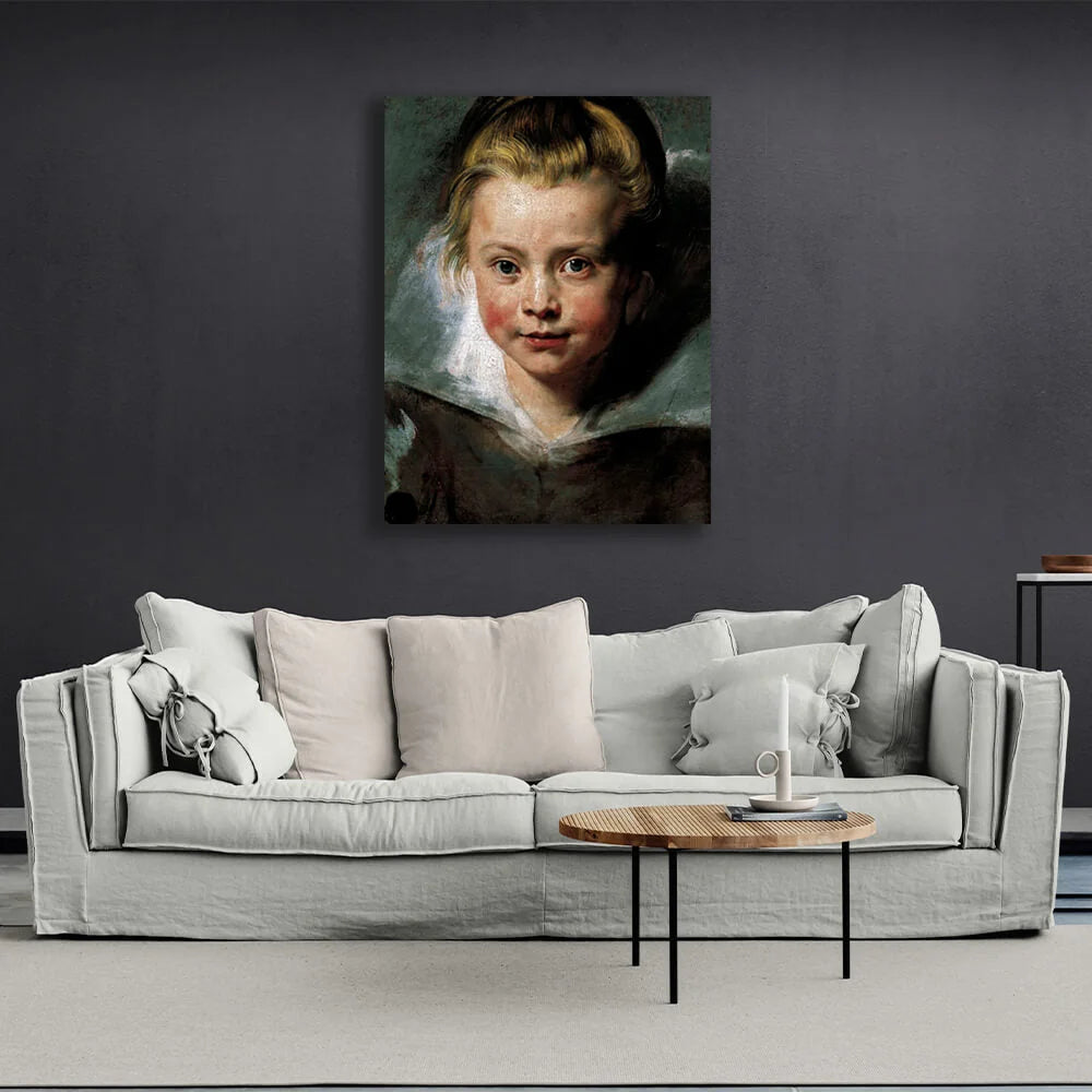Reproduktions-Porträt von Clara Serena Rubens, Reproduktion auf Leinwand, Kunstdruck