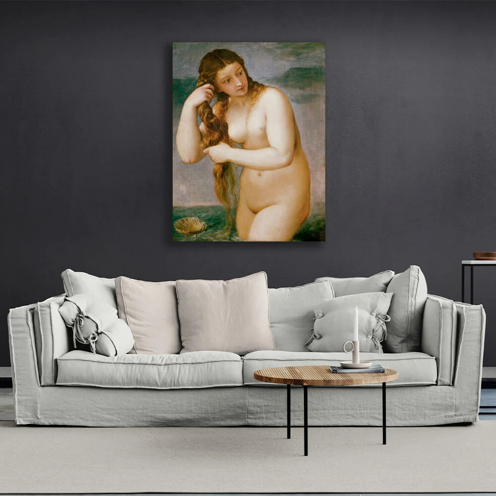 Kunstdruck auf Leinwand, Venus Anadiomena