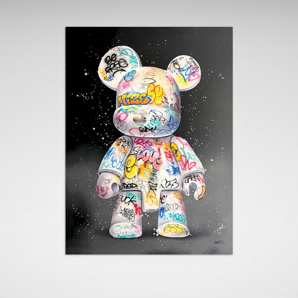 Puppe KAWS Suprim Gucci Leinwand-Kunstdruck